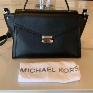 Michael Kors Large Whitney Black Purse Bag